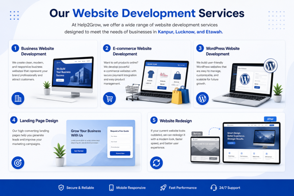 >Website Development in Kanpur for Business Growth